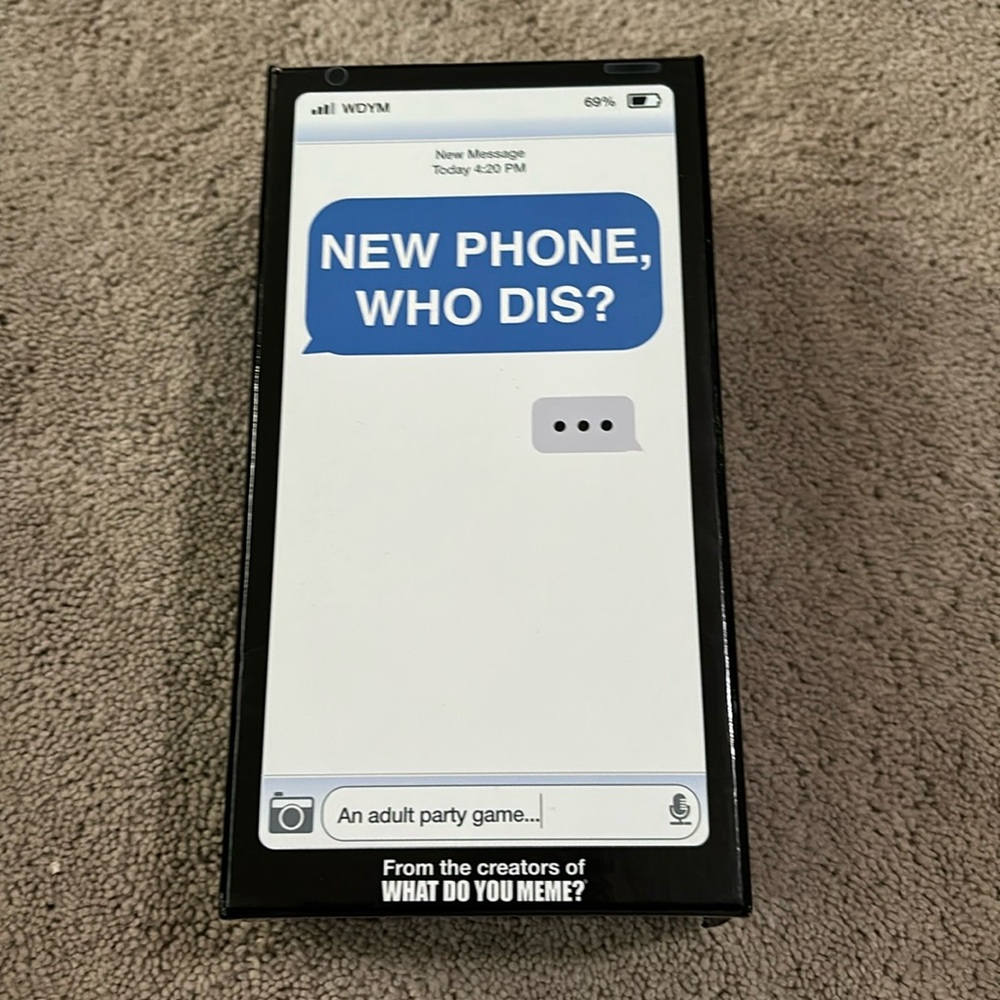 NEW PHONE, WHO DIS Card Game